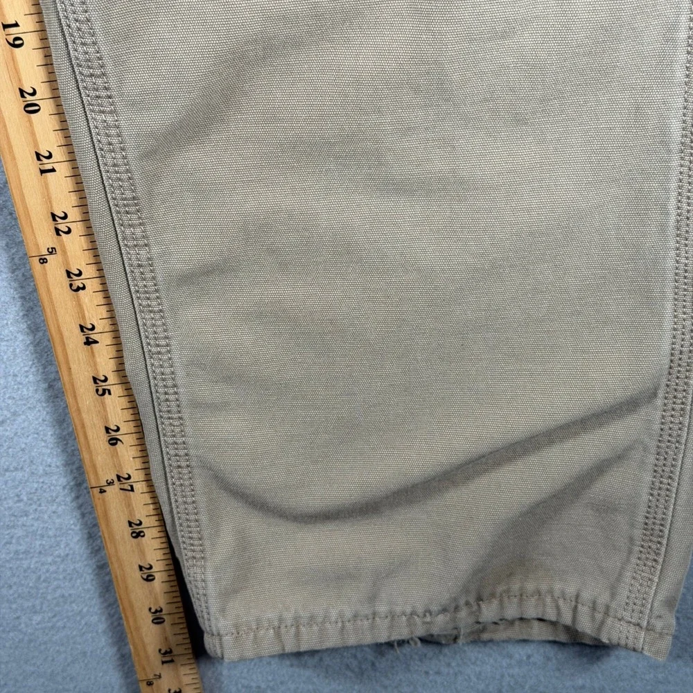 Carhartt FR Flame Resistant Loose Fit Canvas Work Pants Tan 35x32 FRB159 GKH